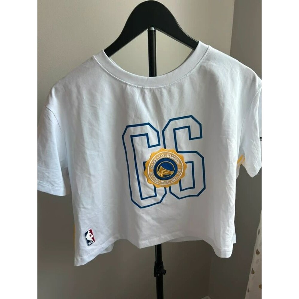 NWT Pro Standard NBA Golden State Warriors Classic Boxy Cropped Tee - Size M
